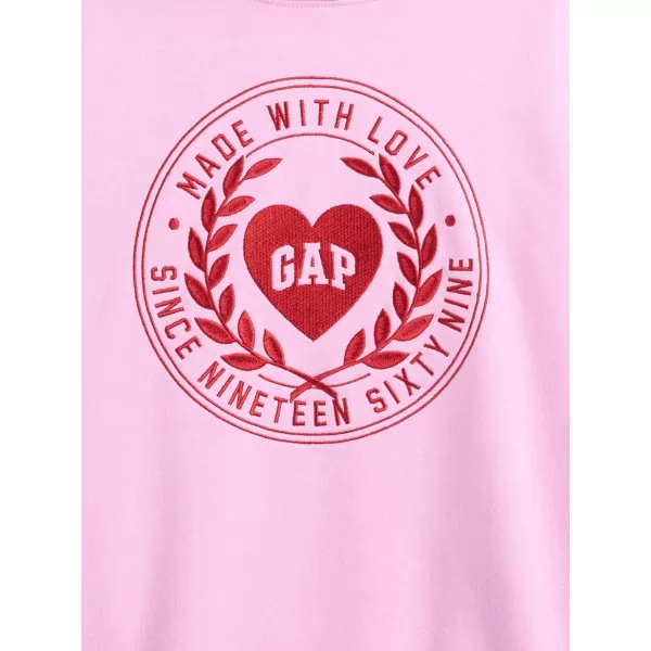  Detská mikina GAP LOGO HOODIE PULLOVER 869541-00 SUGAR PINK 