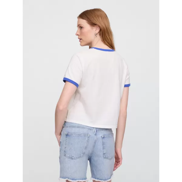  Dámske tričko GAP LOGO TEE 781556-01 NEW OFF WHITE 