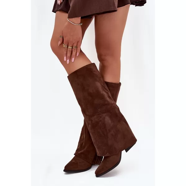  Dámske čižmy BOTO ZALIA 38567 BROWN 
