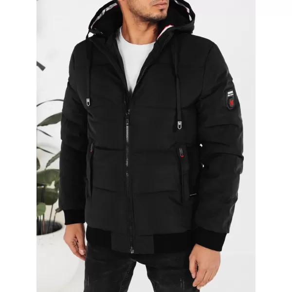  Pánska bunda DSTREET TX5087 ČIERNA 