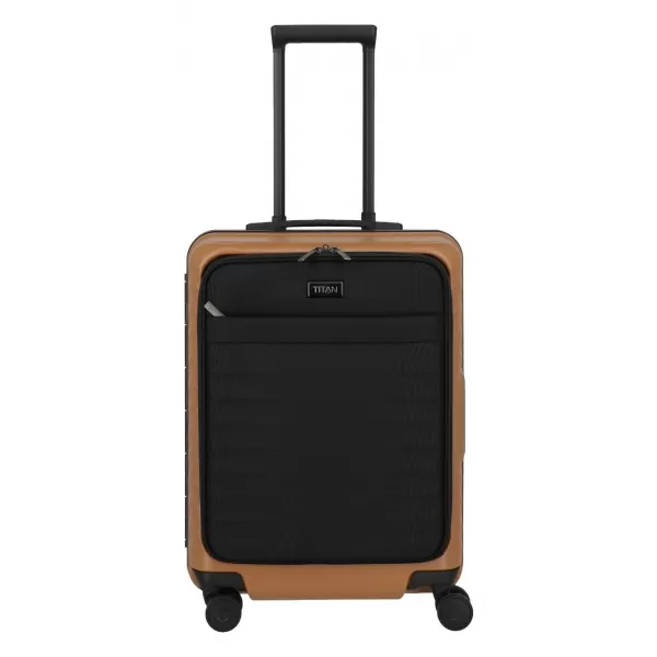  Palubný kufor TITAN Overseas S Front pocket KAŇONOVÝ BRONZ 