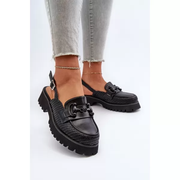  Dámske sandále D&A MR38-656 BLACK 