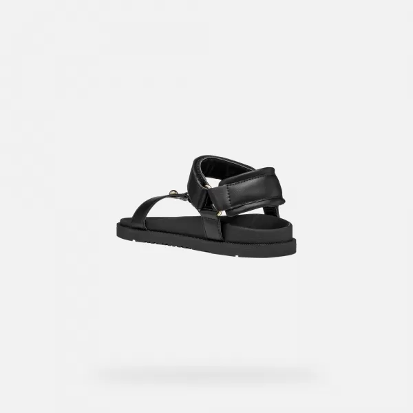  Dievčenské sandále GEOX SANDAL FOAMMENTERA J65P0D000BCC9999 ČIERNA 