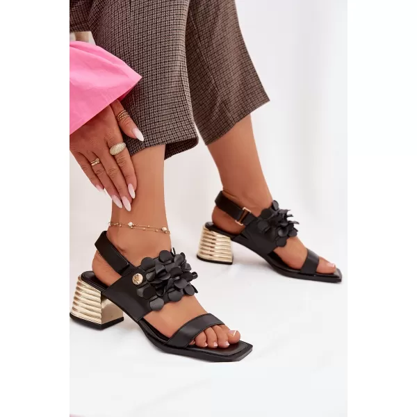  Dámske sandále D&A CR61-3062 BLACK 