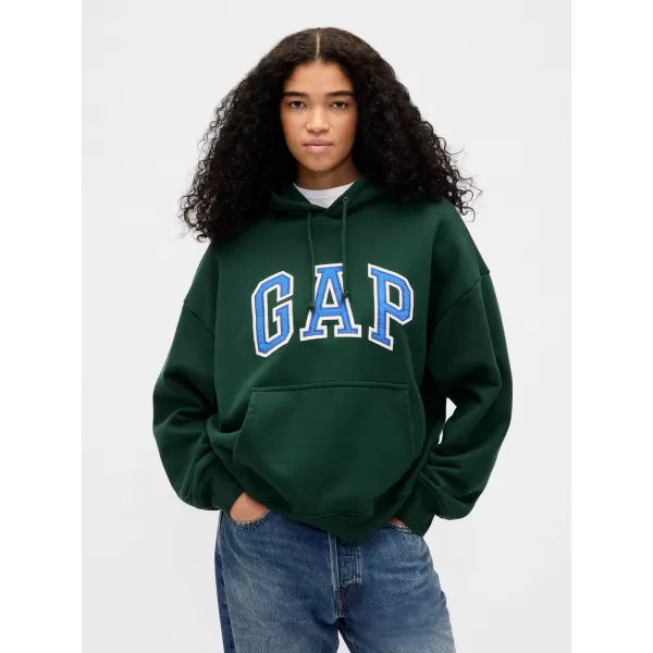  Pánska mikina GAP HEAVYWEIGHT LOGO HOODIE PULLOVER 823104-03 DEEP HUNTER 