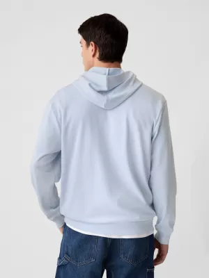 Pánska mikina GAP TONAL LOGO PULLOVER HOODIE 412282-03 BICOASTAL BLUE