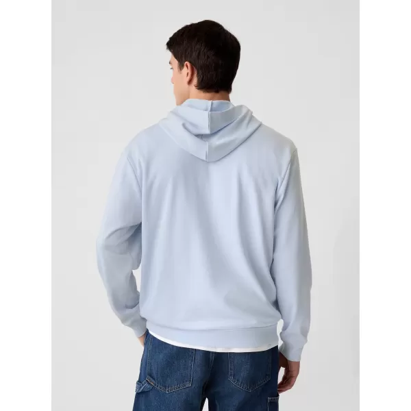  Pánska mikina GAP TONAL LOGO PULLOVER HOODIE 412282-03 BICOASTAL BLUE 