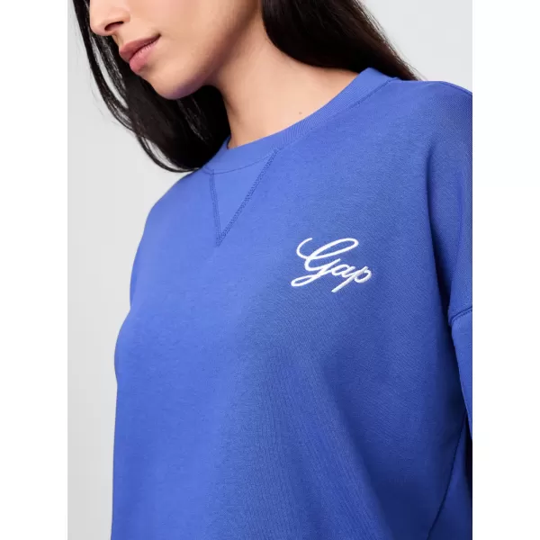  Dámska mikina GAP LOGO HORSESHOE SWEATSHIRT 767368-02 DAZZLING BLUE 