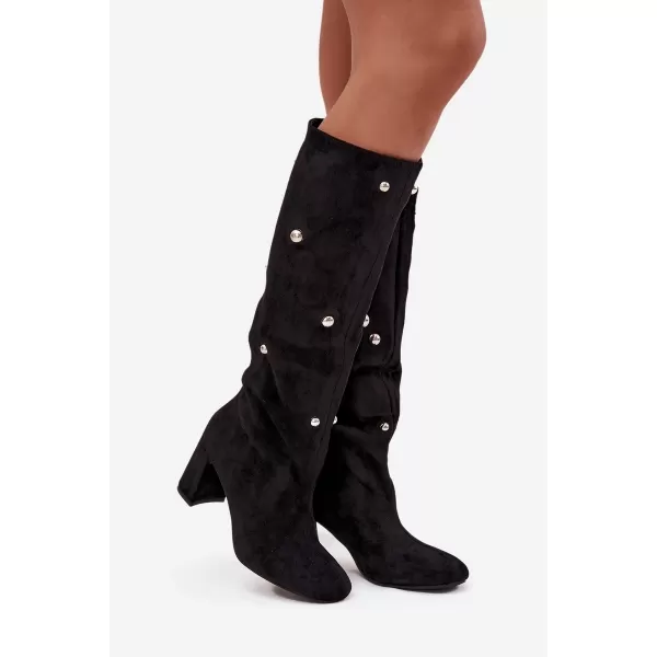  Dámske čižmy BOTO LUCINDA 40117 BLACK 