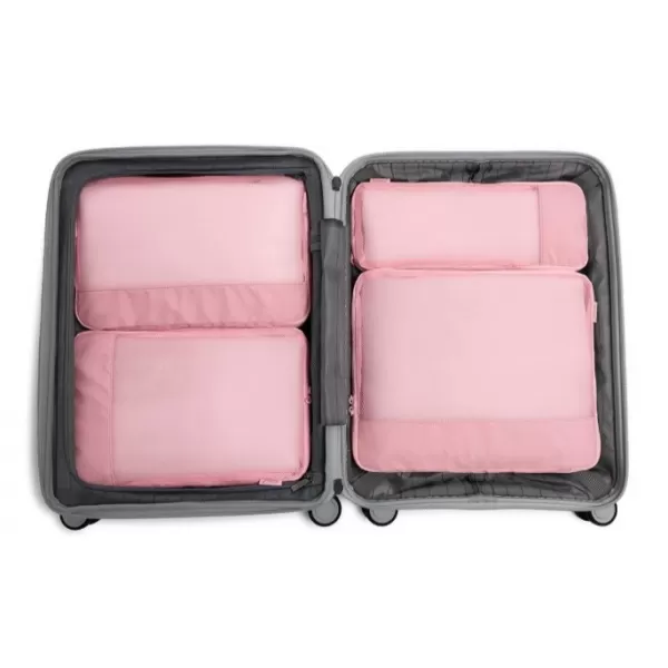  Kufor HEYS Ecotex Compression Packing Cube 4 Pc Set PINK SAND 