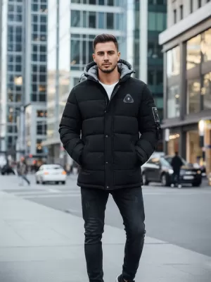 Pánska bunda DSTREET TX5091 ČIERNA