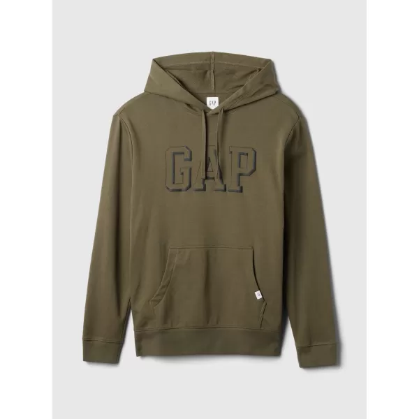  Pánska mikina GAP ATHLETIC LOGO PULLOVER HOODIE 542302-01 OLIVE NIGHT 