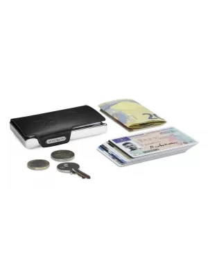 Peňaženka MONDRAGHI Silhouette Edelweiss BLACK