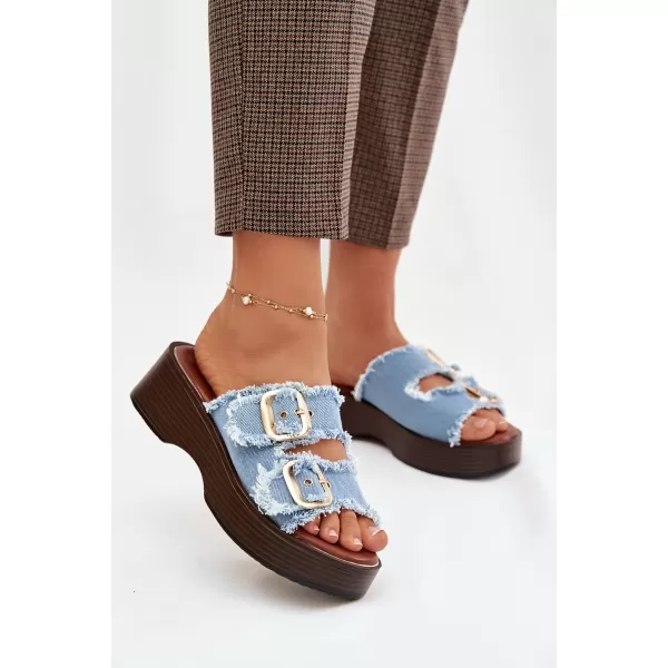  Dámske šľapky BOTO RENELISSE 41325 LIGHT BLUE 