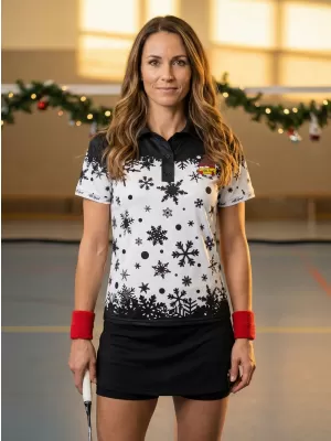 Dámske vianočné tričko s prémiovým golierom ALTISPORT VOJ/ALWVN2TR05 ŠKRIATOK