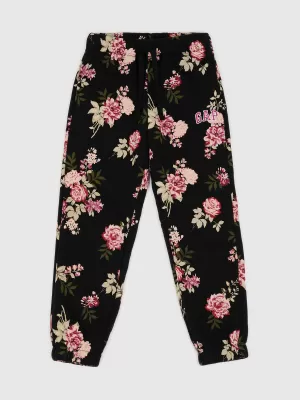 Detské tepláky GAP LOGO SWEATPANTS 843858-03 FLORAL PRINT
