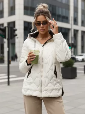 Dámska bunda DSTREET TY5624 BÉŽOVÁ