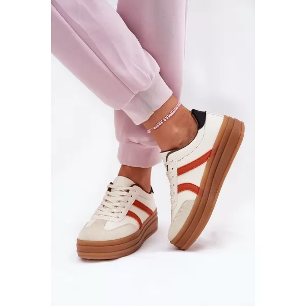  Dámske tenisky EVENTO TOLIANNA BEIGE/ORANGE 