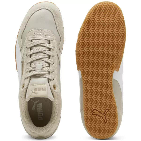  Dámske topánky PUMA BELLA DONNA NYLON 403554-05 DESERT DUST/ PÚŠTNY PRACH/PUMA BIELA/ZLATÁ 