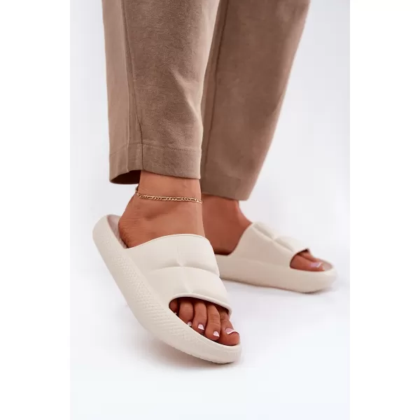  Dámske šľapky LEE MAYA 50251016 BEIGE 