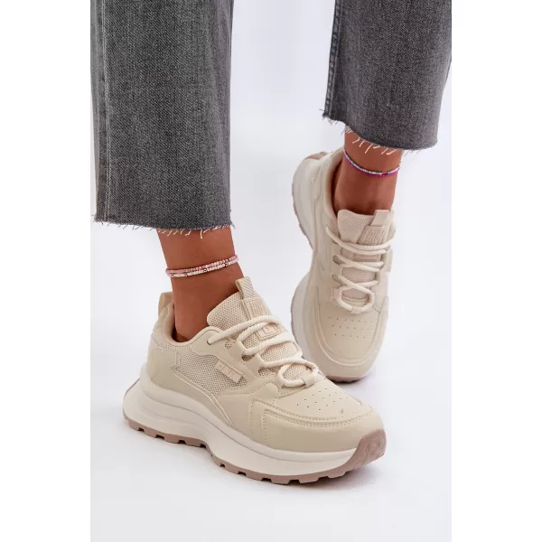  Dámske tenisky BIG STAR NN274A105 BEIGE Big Star Shoes 