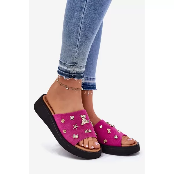  Dámske šľapky VINCEZA 66741 PINK 