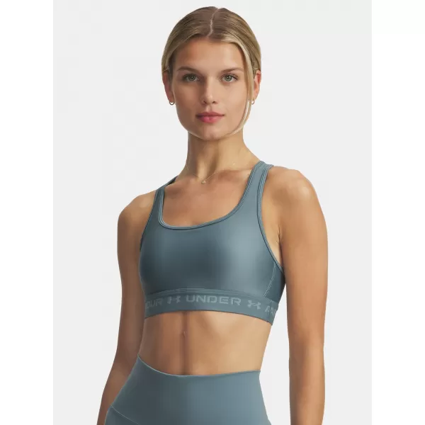  Dámska podprsenka UNDER ARMOUR CROSSBACK MID BRA 1361034-587 MODRÁ 