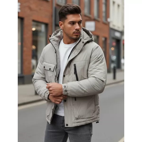  Pánska bunda DSTREET TX5107 BIELA 