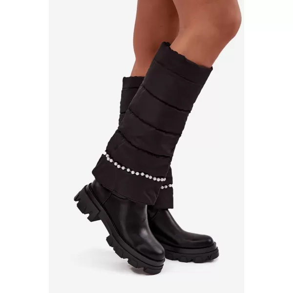  Dámske čižmy BOTO IRVETTE 40092 BLACK 