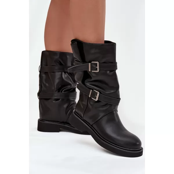  Dámske čižmy BOTO HALVESSA 39588 BLACK 