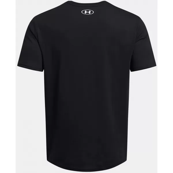  Pánske tričko UNDER ARMOUR GL FOUNDATION UPDATE SS 1382915-001 ČIERNA 