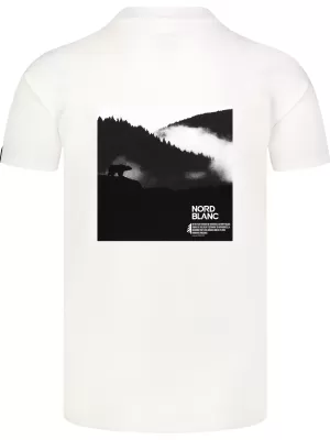 Pánske tričko NORDBLANC NOTHINGNESS NBSMT8150 BIELA