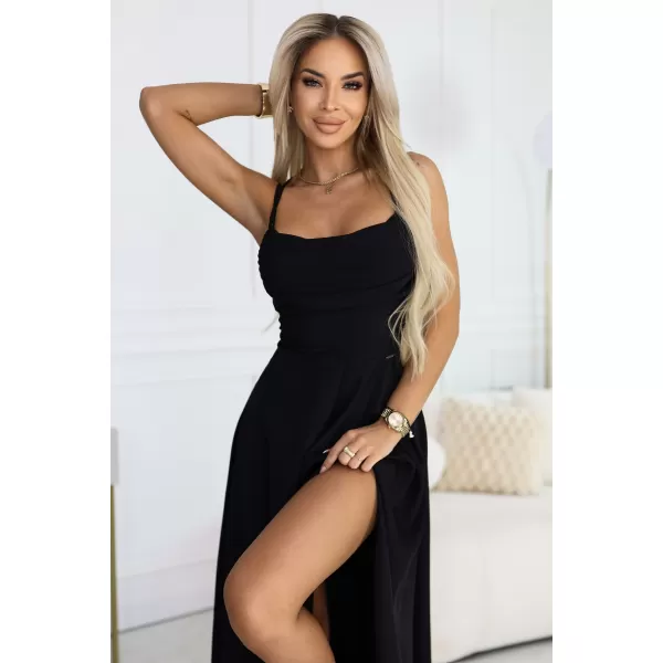  Dámske šaty NUMOCO 589-5 ČIERNA 