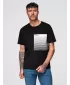 Pánske tričko OMBRE OM-TSPT-0246 ČIERNA