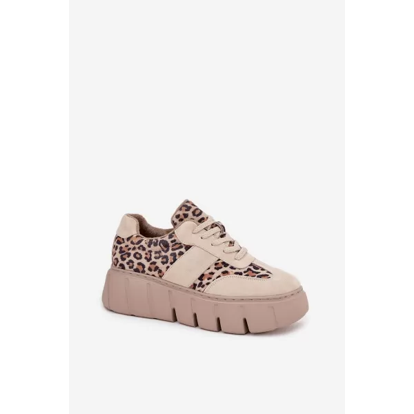  Dámske tenisky VINCEZA LEOPARDO BEIGE 