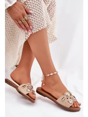 Dámske šľapky BOTO NALOTHIEL 37789 BEIGE