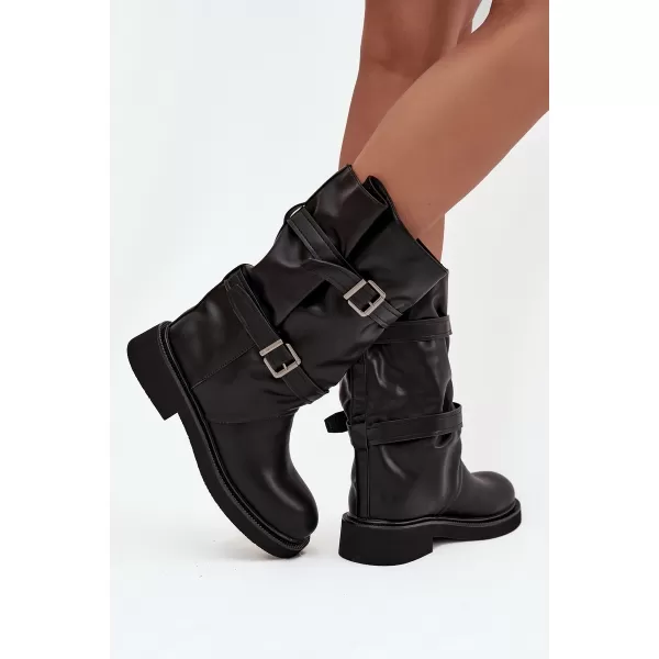  Dámske čižmy BOTO HALVESSA 39588 BLACK 