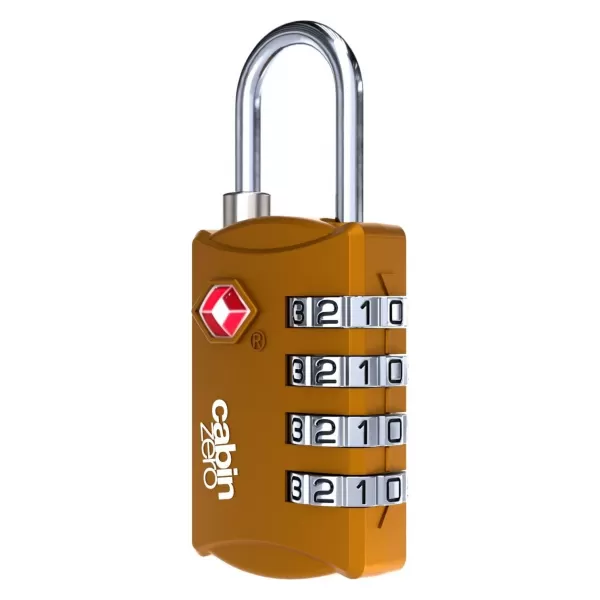  Zámok CABINZERO TSA Travel Lock ORANGE CHILL 