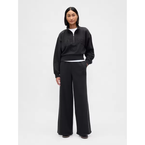  Dámske tepláky GAP WIDE LEG SWEATPANTS 852838-01 MOONLESS NIGHT 