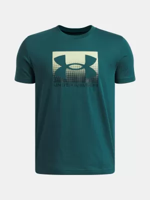 Chlapčenské tričko UNDER ARMOUR B BOXED SPORTS UPDATE SS 1388672-338 ZELENÁ