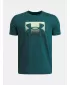 Chlapčenské tričko UNDER ARMOUR B BOXED SPORTS UPDATE SS 1388672-338 ZELENÁ