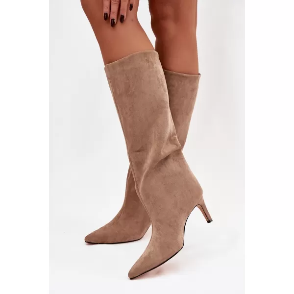  Dámske čižmy BOTO JEHLU 40518 BROWN HNEDÁ 