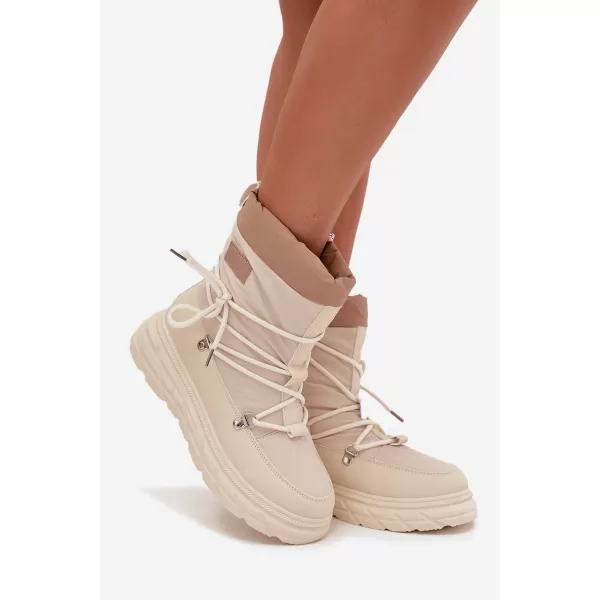 Dámske zimné topánky LEE COOPER LCJ-25-44-3931 BEIGE 