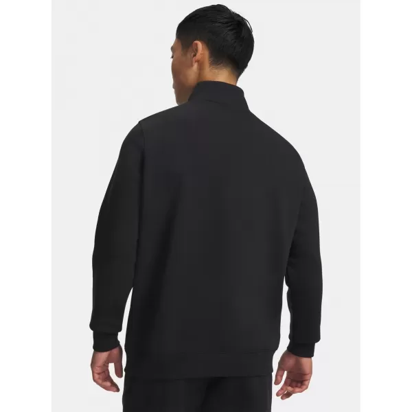  Pánska mikina UNDER ARMOUR ICON FLEECE 1/4 ZIP 6012710-001 ČIERNA 