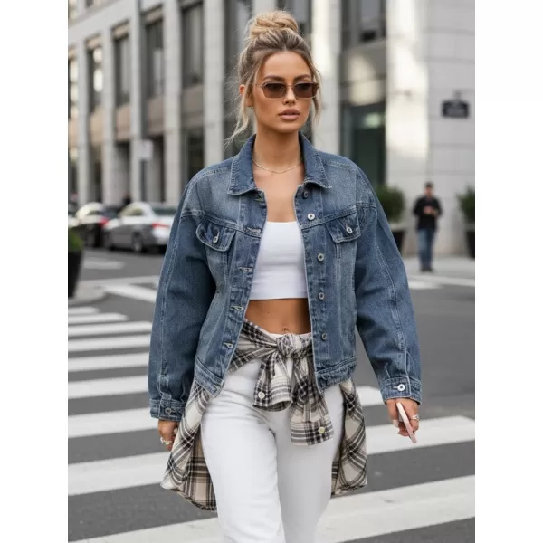  Dámska bunda DSTREET TY5632 MODRÁ 