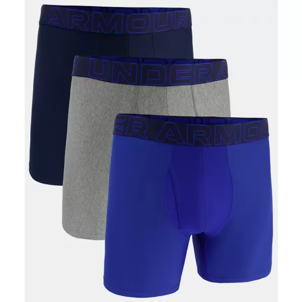  Pánske boxerky UNDER ARMOUR M UA PERF TECH 6IN (3KS) 1383878-400 MODRÁ 