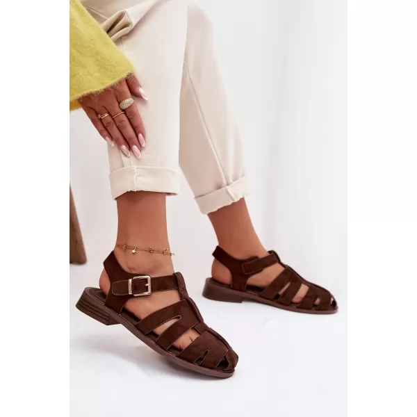  Dámske sandále BOTO JANESSA 41474 BROWN 