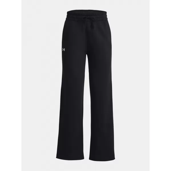  Dámske športové nohavice UNDER ARMOUR RIVAL FLC STRAIGHT PANT 1381847-001 ČIERNA 
