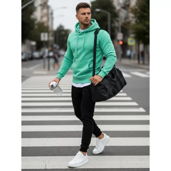  Pánska súprava DSTREET AX0642 SVETLO ZELENÁ/ČIERNA 