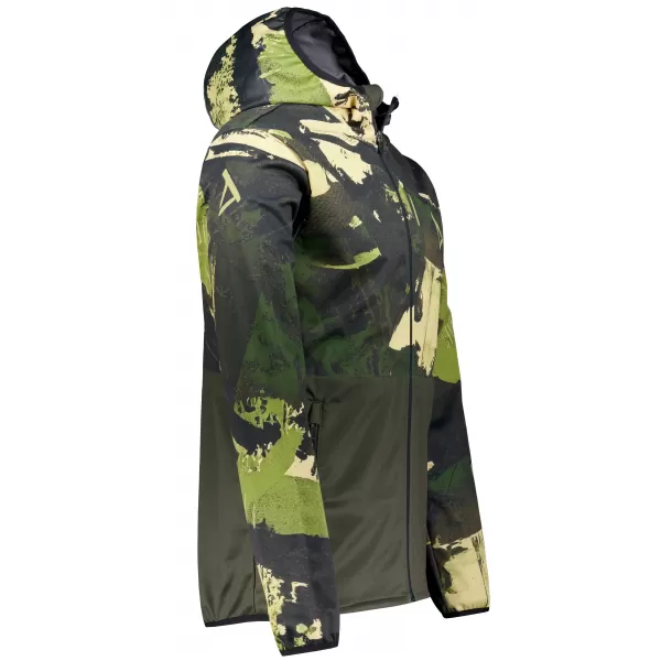  Pánska softshellová bunda premium ALTISPORT VOJ/ALM125JACK01 MASKAC/GRN 